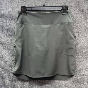 Patagonia Tech Fishing Skort Womens XS Gray Wicking Quick Dry Adjustable Length